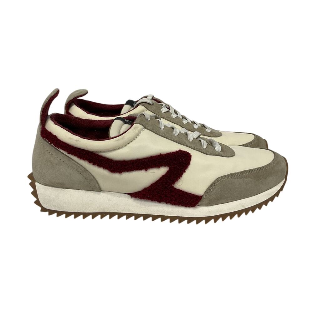 Rag & Bone Classic Cream And Grey Retro Runner Shoes Size Eu 39.5 (us Womens - Picture 2 of 7